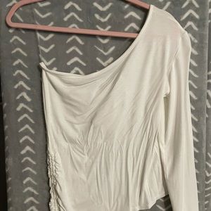 NWOT one shoulder long sleeve top